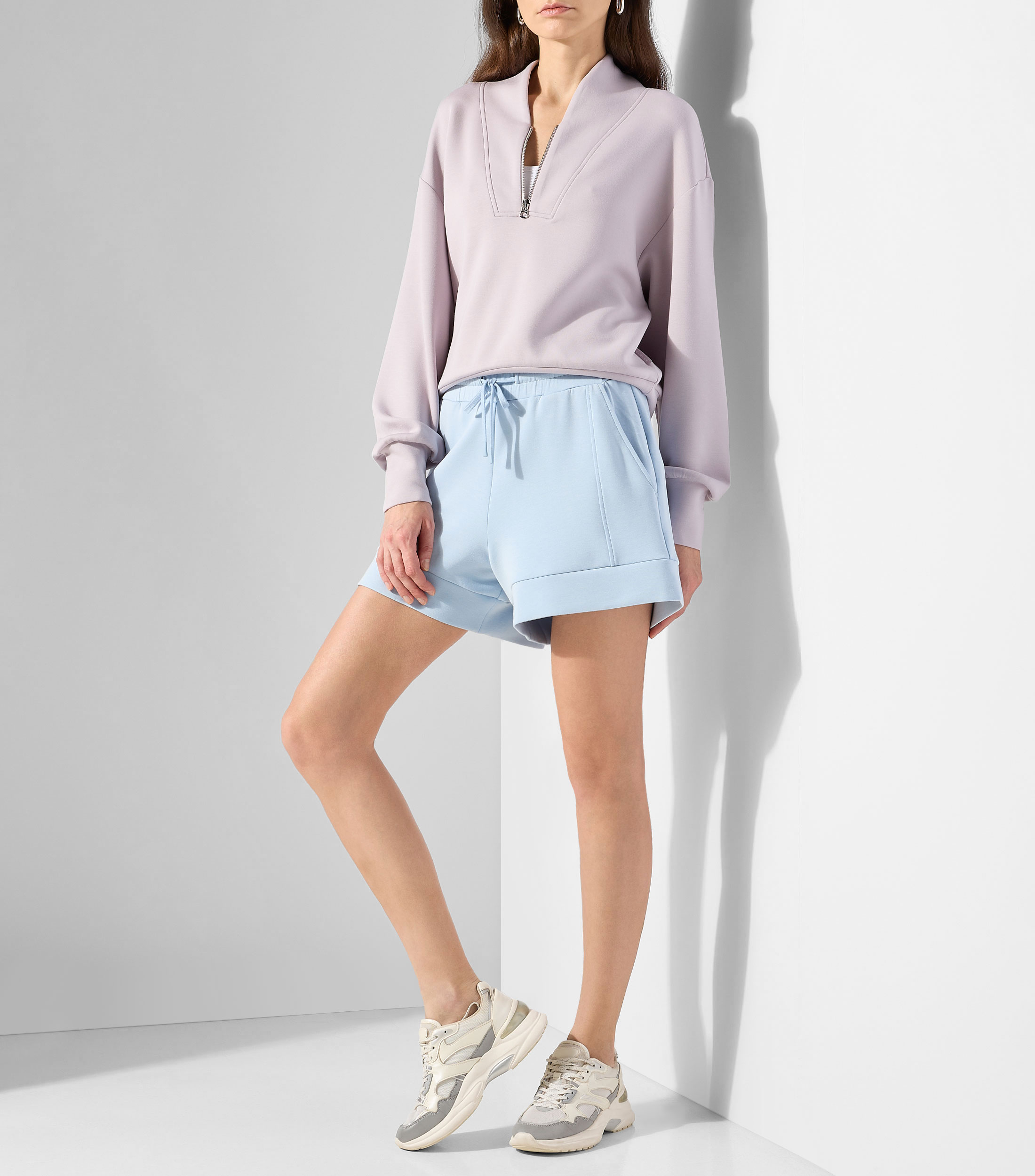 Short para entrenamiento Atrium liso Mujer